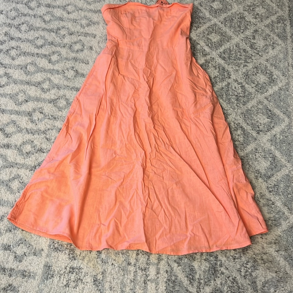 NEW Abercrombie & Fitch Linen Dress - Picture 2 of 4